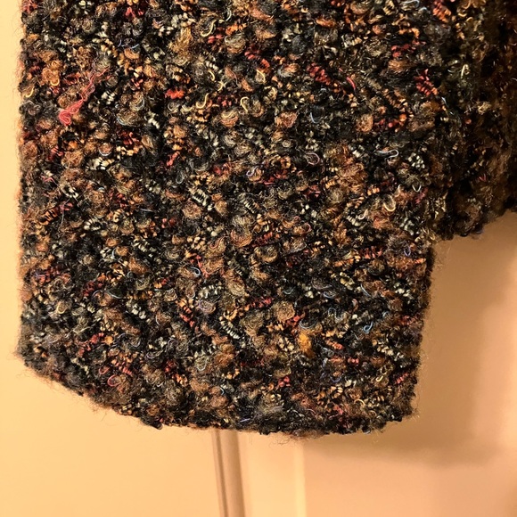 Requirements Woman 12 Jacket. Brown multi-color. Boucle fabric. Lined - Picture 8 of 10